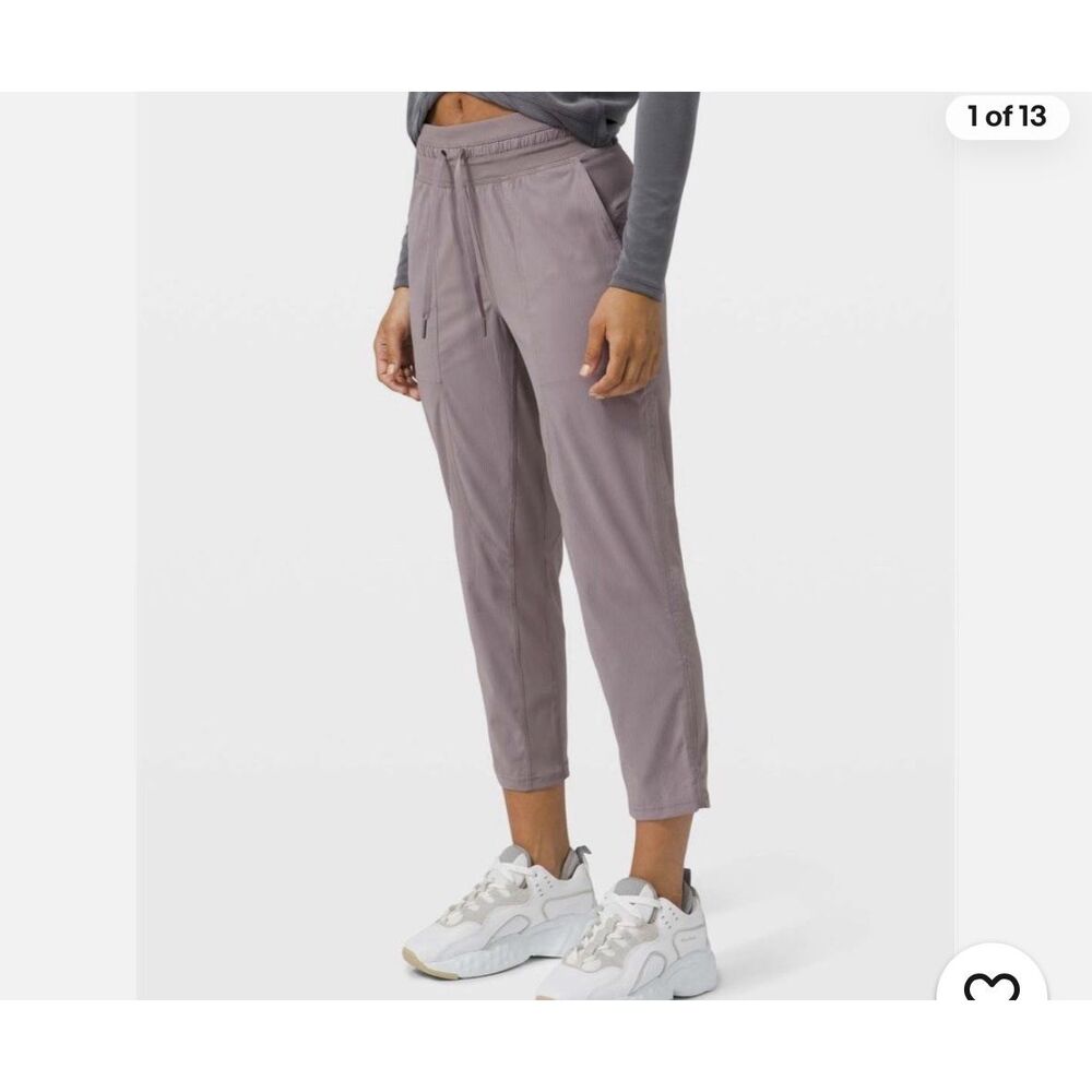 Lululemon dance studio purple cropped jogger pants 6 - Picture 10 of 11